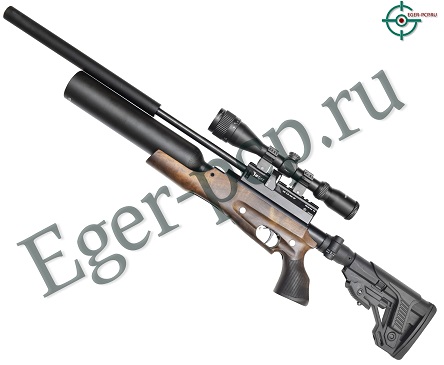 Пневматическая винтовка Jager SP Карабин колба (5.5 мм, дерево, складной приклад, 450 мм)