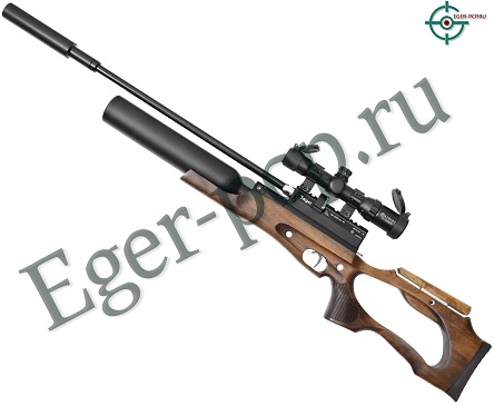 Пневматическая винтовка Jager SP Карабин колба (Ствол Alpha Precision, 550 мм, 6.35 мм, дерево)